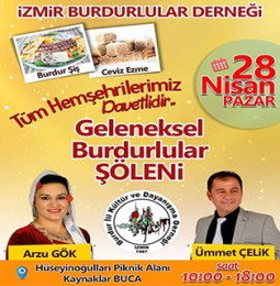 İzmir Geleneksel Burdurlular Şöleni 2019