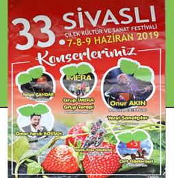 33. Sivaslı Çilek Kültür ve Sanat Festivali 2019