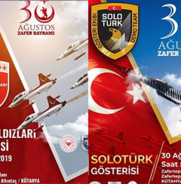 Türk Yıldızları & SoloTürk Kütahya Gösterisi – 30 Ağustos 2019