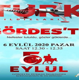 Türk Yıldızları 6 Eylül’de Manisa Gördes’te Uçacak