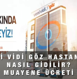 İzmir Özel Veni Vidi Göz Hastanesi Nerede?, Randevu, Muayene Ücreti