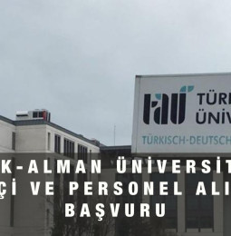 Türk Alman Üniversitesi Personel ve İşçi Alımı Başvuru Formu 2021