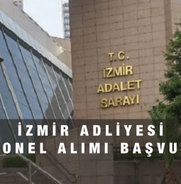 İzmir Adliyesi Personel Alımı Başvurusu Nasıl Yapılır 2022