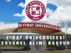 Fırat Üniversitesi Personel Alımı Başvuru Formu