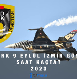 9 Eylül Türk Yıldızları İzmir Gösterisi saat kaçta? 2023