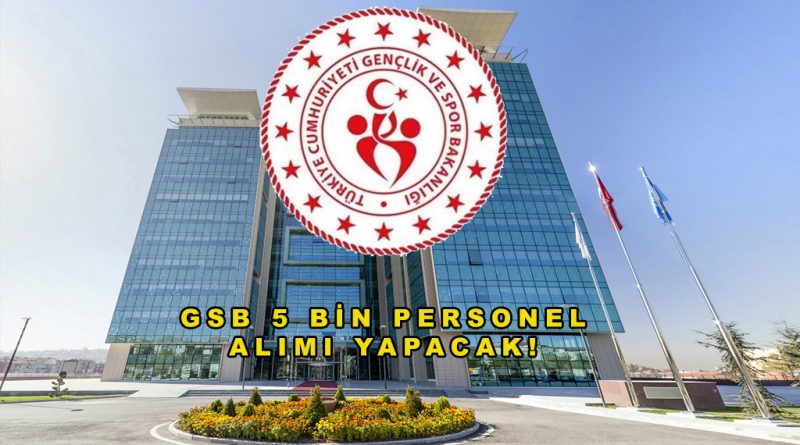 GSB 5 Bin Personel Alımı 2026: Başvuru Tarihi, Kadrolar ve Şartlar