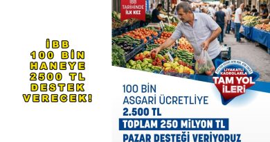 İBB 100 Bin Haneye 2.500 TL Nakdi Yardım Yapacak 2026 Başvurular Başladı! İBB 100 Bin Haneye 2.500 TL Nakdi Yardım Yapacak 2026 Başvurular Başladı!
