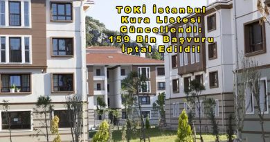TOKİ İstanbul Kura Listesi Güncellendi: 159 Bin Başvuru İptal Edildi