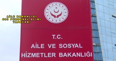 Aile ve Sosyal Hizmetler Bakanlığı 680 Personel Alımı Yapacak! Başvurular Başladı
