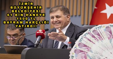 İzmir Büyükşehir Belediyesi’nden Bayram Öncesi 1.500 TL Destek: 61 Bin Haneye Ödeme Yapıldı