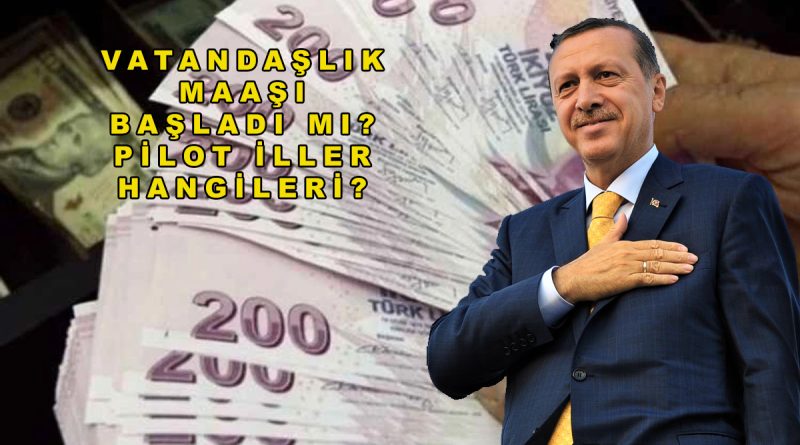 Vatandaşlık Maaşı Başladı mı? Pilot İller Hangileri? 2026