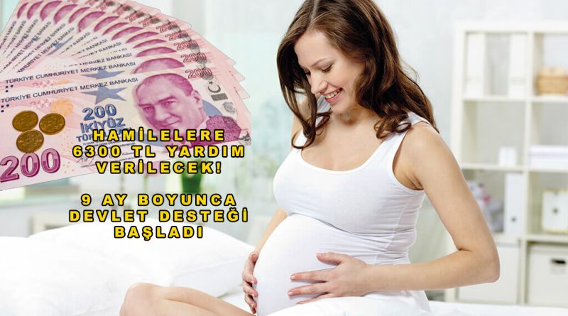 Hamilelere 6300 TL Yardım Verilecek! 9 Ay Boyunca Devlet Desteği Başladı