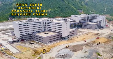 Ordu Şehir Hastanesi Personel Alımı Başvuru Formu 2026
