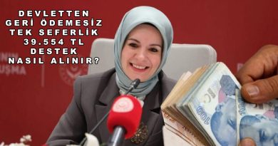Devletten Geri Ödemesiz Tek Seferlik 39.554 TL Destek Nasıl Alınır?