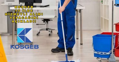 KOSGEB 15 ilde Hizmetli Alımı Yapacağını Açıkladı!