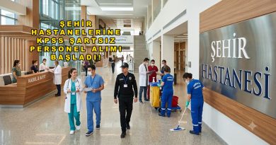 Şehir Hastanelerine KPSS’siz Personel Alımı Başladı! İŞKUR İlanları ve Başvuru Şartları