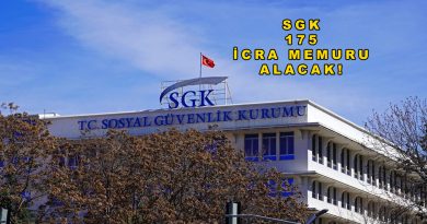 SGK 175 İcra Memuru Alımı Yapacak! SGK 175 İcra Memuru Alımı Yapacak!
