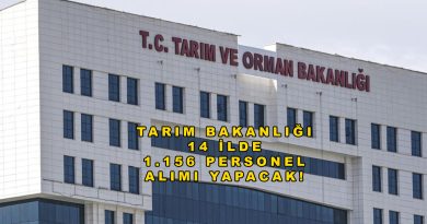 Tarım ve Orman Bakanlığı 14 İlde KPSS Şartsız 1.156 Personel Alımı Başladı!