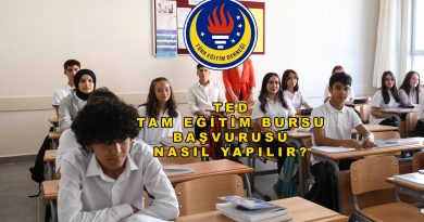 TED Tam Eğitim Bursu Başvurusu Nasıl Yapılır?