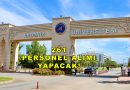 Akdeniz Üniversitesi 261 Personel Alımı Yapacak!