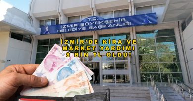 İzmir’de Kira ve Market Yardımı 8 Bin TL Oldu!