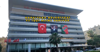 Karşıyaka Belediyesi 52 İşçi Alımı Yapıyor!