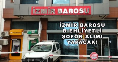 İzmir Barosu B Sınıfı Ehliyeti Olan Şoför Alacak! Son Başvuru 21 Eylül İzmir Barosu B Sınıfı Ehliyeti Olan Şoför Alacak! Son Başvuru 21 Eylül