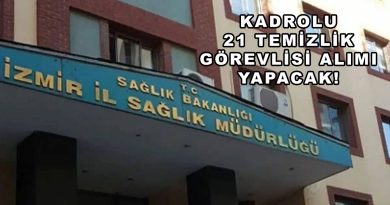 İzmir İl Sağlık Müdürlüğü 21 Kadrolu İşçi Alımı Yapacak: KPSS Şartı Yok İzmir İl Sağlık Müdürlüğü 21 Kadrolu İşçi Alımı Yapacak: KPSS Şartı Yok