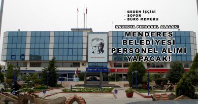 Menderes Belediyesi Kadrolu Personel Alımı Yapacak! 2026