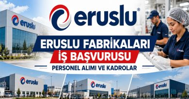 Eruslu Fabrikaları İş Başvurusu: Türkiye Genelinde Personel Alımı ve İş İlanları Eruslu Fabrikaları İş Başvurusu: Türkiye Genelinde Personel Alımı ve İş İlanları