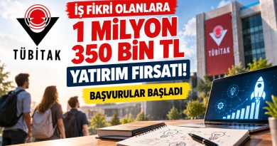 TÜBİTAK’tan İş Fikri Olanlara 1 Milyon 350 Bin TL Destek Verecek! Başvurular Başladı