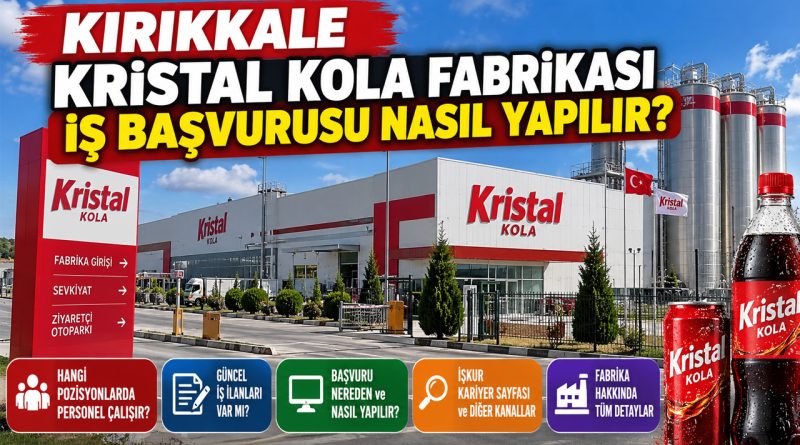 Kristal Kola Kırıkkale Fabrikası İş Başvurusu 2026: Personel Alımı ve Başvuru Yolları