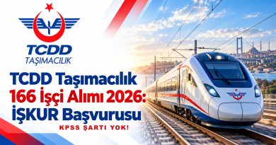 TCDD Lise Mezunu166 İşçi Alımı 2026: KPSS Şartı Yok